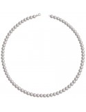Collana Lelune - Lune Young - Perle Grigie - Qualità A - LLNKG60.2