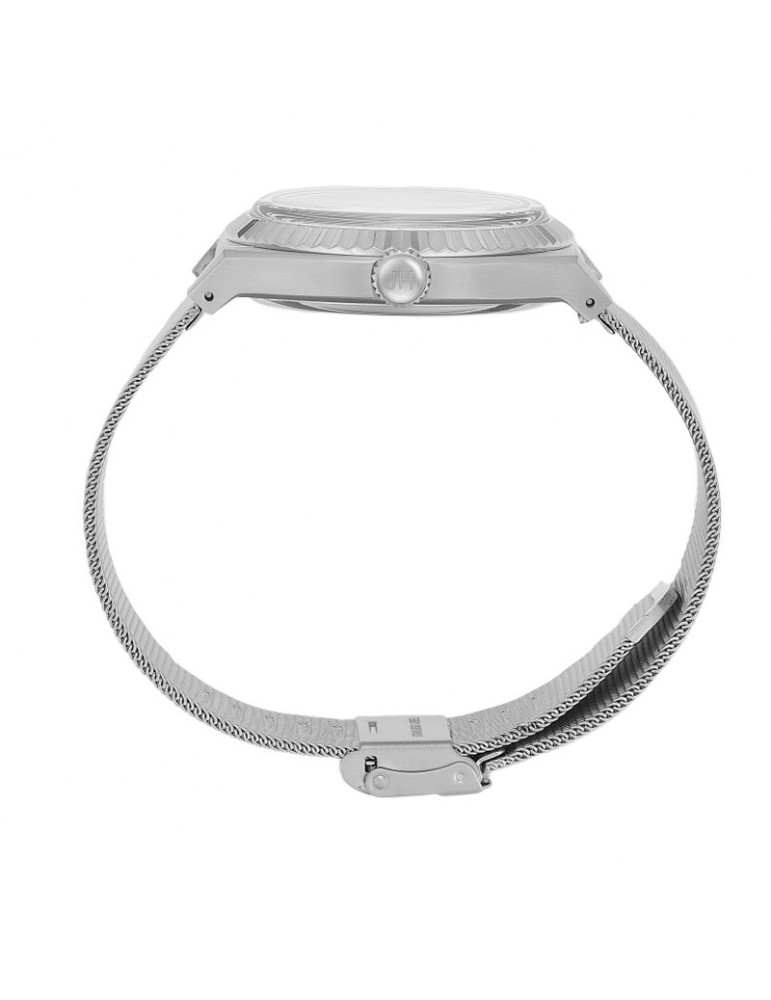 Orologio Jason Hyde - Uno - Solo Tempo - Silver - 40mm -Nero - JH10003