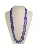 Collana Rajola - Bollicine - Multifilo Agata Blu - Spinelli - 5432062L