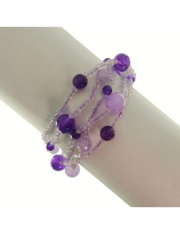Bracciale Rajola - Jazz - Multifilo - Ametista Lavanda - 546812118