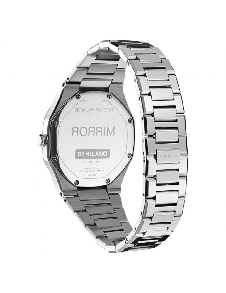 D1 Milano Watch - Ultra Thin Mirror 38mm with Mirror Dial - 0
