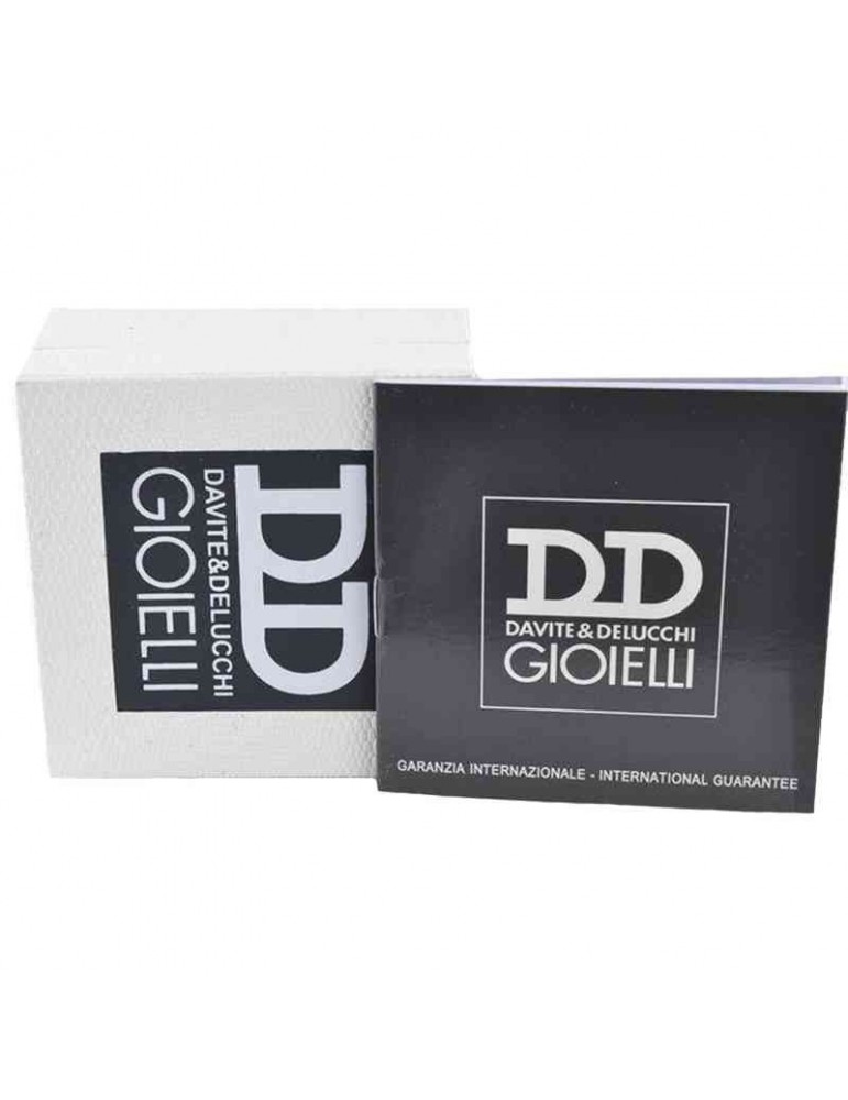 Anello Davite&Delucchi - Solitario - Oro Bianco 18 carati - Diamante Naturale 0,15 ct