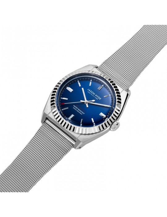 Orologio Jason Hyde - Uno - Solo Tempo - Silver - 40mm Blu - JH10005