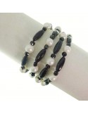 Rajola Bracelet - Vanity - White Pearls - Onyx - 54708118