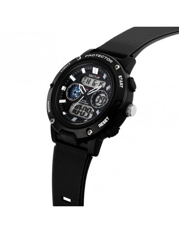 Sector Watch - Ex-44 - Chronograph - Digital -47mm-Black-R3251292001 2