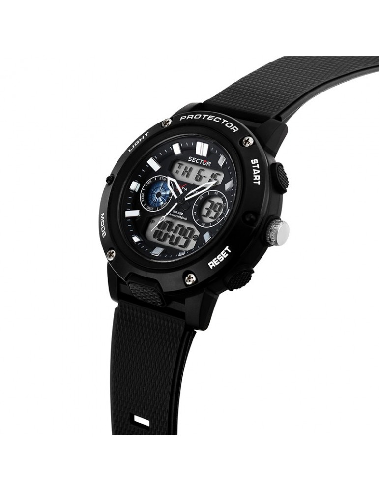 Orologio Sector - Ex-44 - Cronografo - Digitale -47mm-Nero-R3251292001