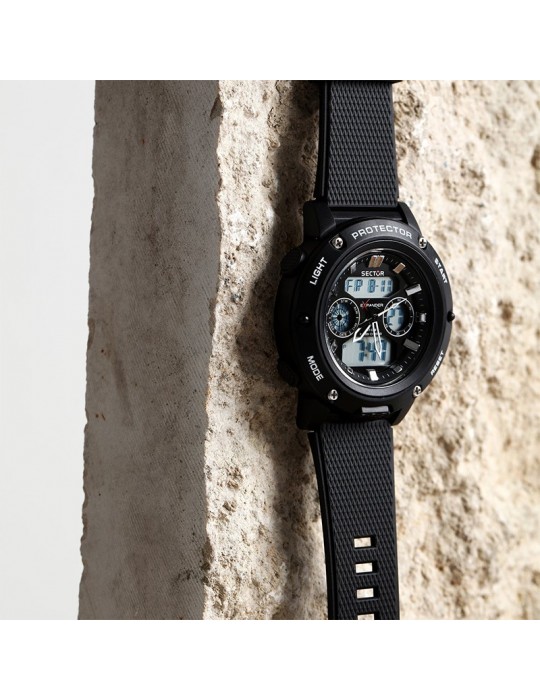 Orologio Sector - Ex-44 - Cronografo - Digitale -47mm-Nero-R3251292001