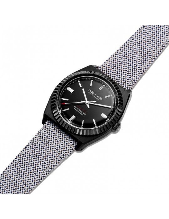 Orologio Jason Hyde - Uno - Solo Tempo - Grigio - 40mm - Nero -JH10008