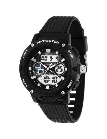 Sector Watch - Ex-45 - Chronograph - Digital -43mm-Black-R3251293001