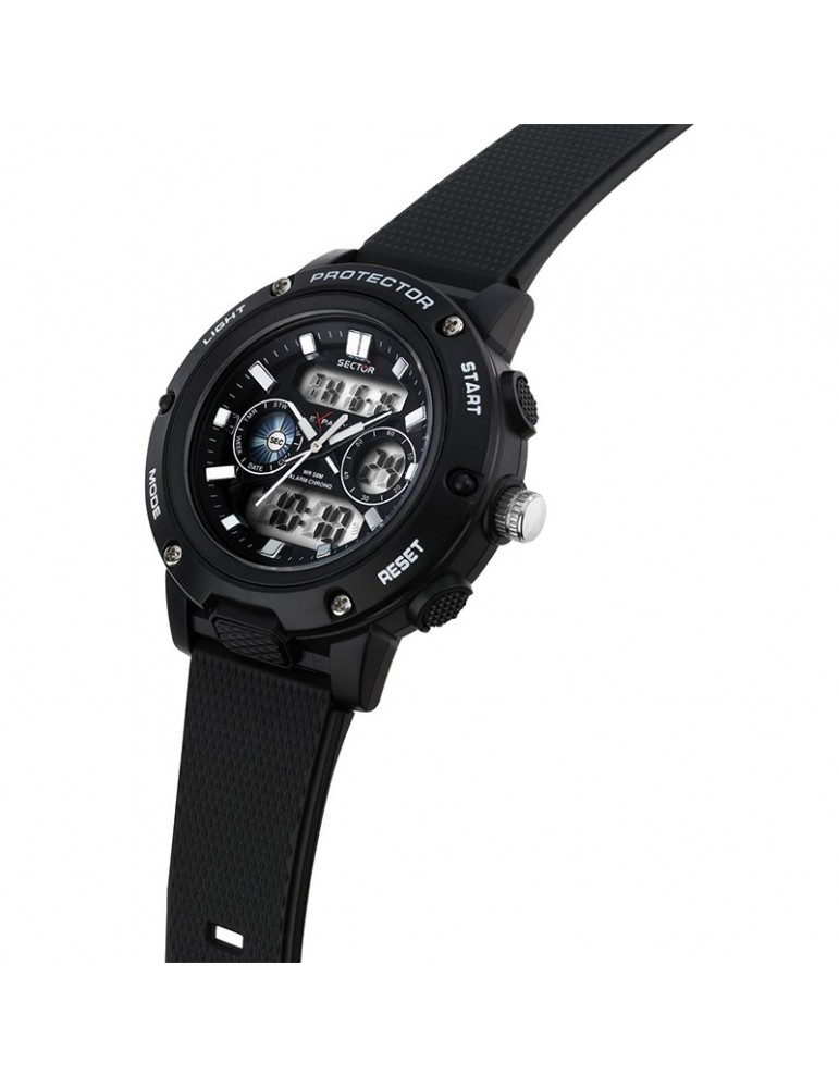 Orologio Sector - Ex-45 - Cronografo - Digitale -43mm-Nero-R3251293001