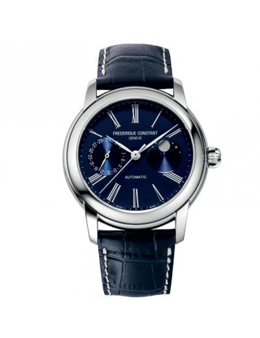 Orologio Frederique Constant - Automatico - 42mm Blu Moonphase - FC-712MN4H6