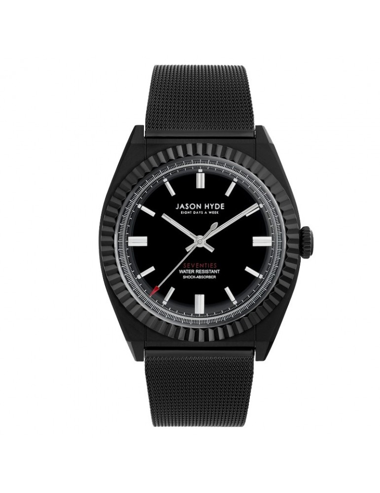 Orologio Jason Hyde - Uno - Solo Tempo - 40mm - Nero - JH10009