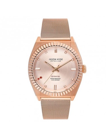 Jason Hyde Rose Gold Woman's 36mm Watch with Crystals - 0