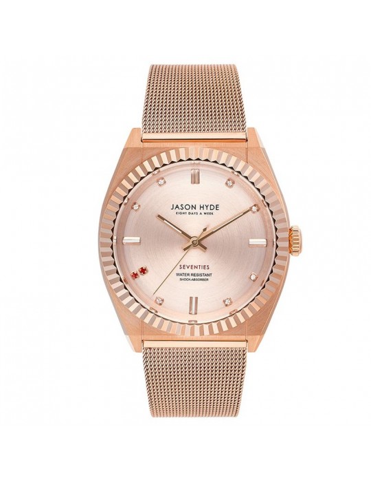 Orologio Jason Hyde - Uno - Solo Tempo - Rose Gold - 36mm-Rosa-JH20006