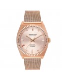 Jason Hyde Rose Gold Woman's 36mm Watch with Crystals - 0