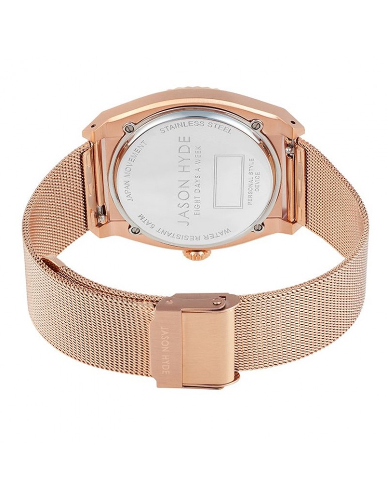 Orologio Jason Hyde - Uno - Solo Tempo - Rose Gold - 36mm-Rosa-JH20006