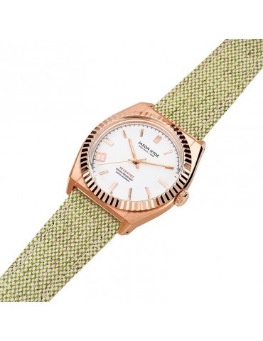 Orologio Jason Hyde - Eight - Solo Tempo - Verde - 36mm-Bianco-JH20011 2