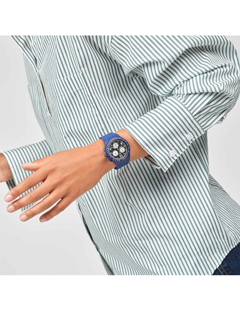 Swatch Watch - Nothing Basic About Blue - Blue - 42mm - SUSN418