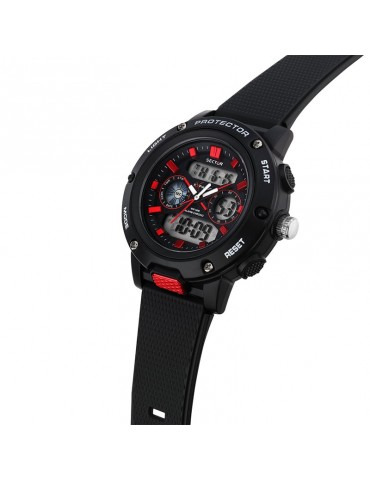 Sector Watch -Ex-44-Chronograph-Black-43mm-Red Details-R3251293002 2