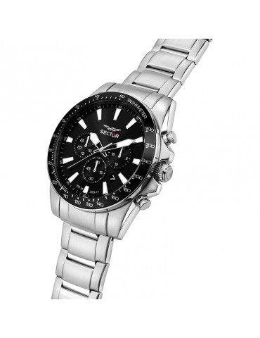 Orologio Sector da Uomo - 450 -Cronografo-Silver-43mm-Nero-R3273776008 2