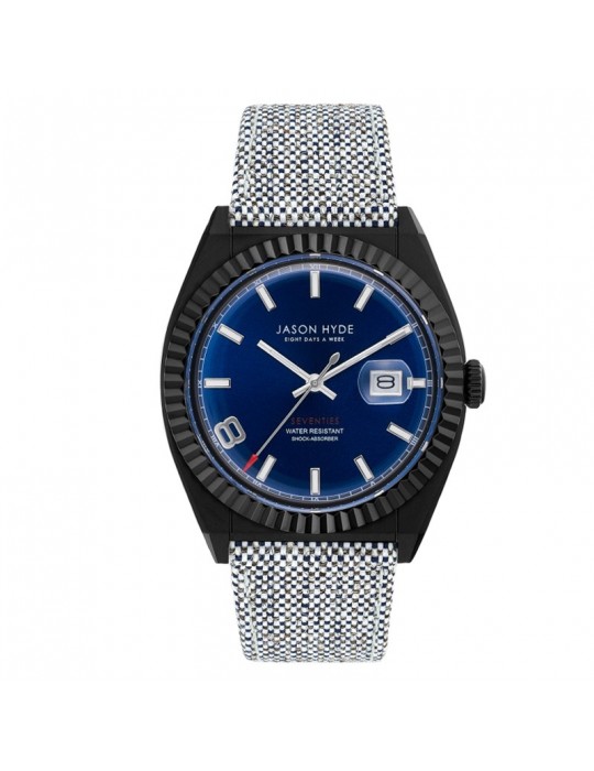 Orologio Jason Hyde - I Have a Date - Grigio - 40mm - Blu - JH30006
