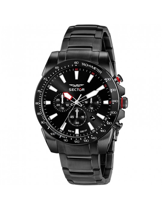 Sector Men's Watch - 450 - Chronograph - 43mm - Black - R3273776006
