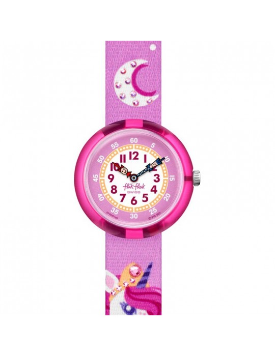 Flik Flak Watch - Dreaming Unicorn - Pink - 32mm - Unicorn-FBNP195