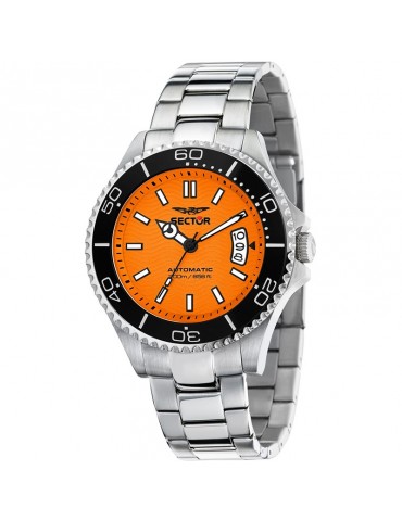 Orologio Sector - 230 - Automatico - Silver-43mm-Arancione-R3223161012