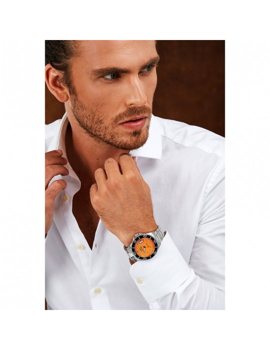 Sector Watch - 230 - Automatic - Silver-43mm-Orange-R3223161012