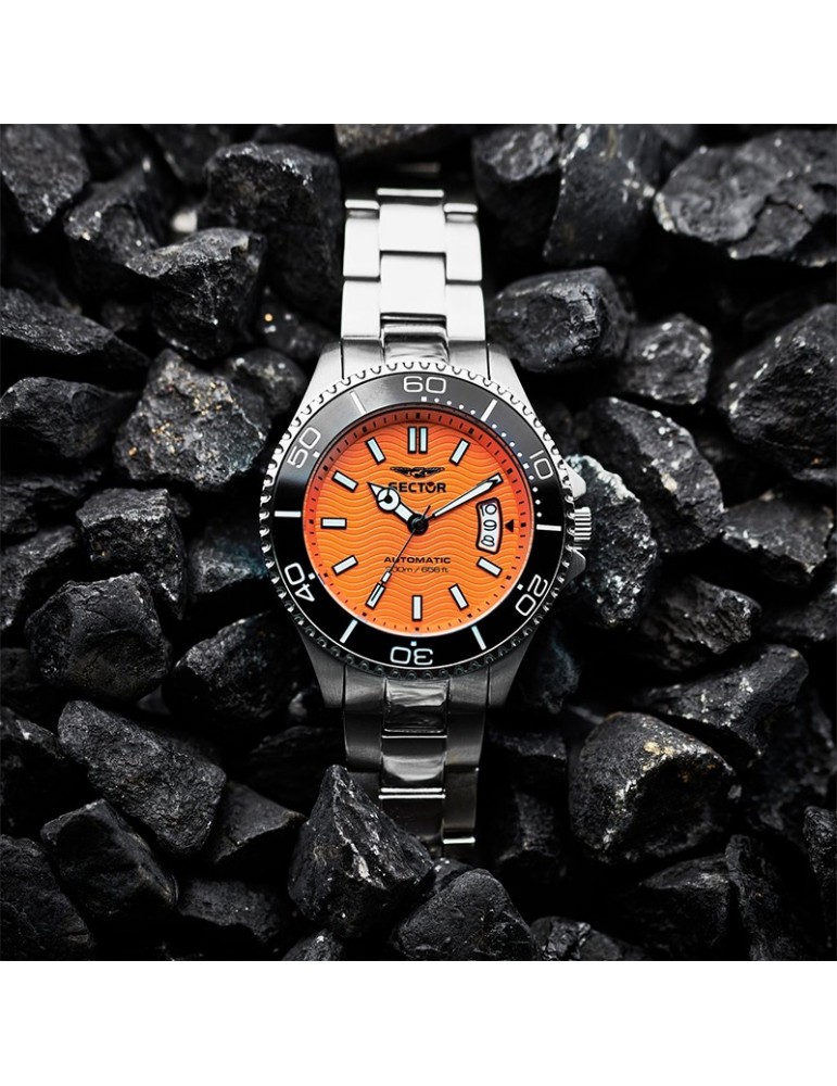 Sector Watch - 230 - Automatic - Silver-43mm-Orange-R3223161012