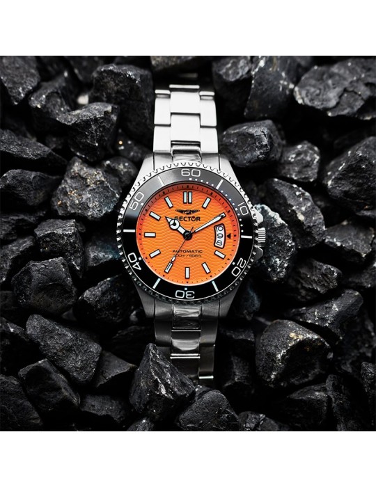 Sector Watch - 230 - Automatic - Silver-43mm-Orange-R3223161012