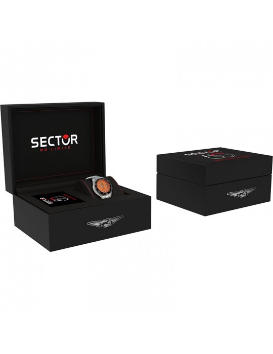 Sector Watch - 230 - Automatic - Silver-43mm-Orange-R3223161012