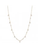 Buonocore - Easy Necklace in Chanel 18k Rose Gold with Natural Diamonds and Pearls - 0
