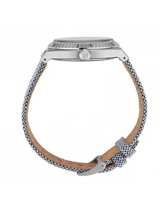 Orologio Jason Hyde - Lunatico - Blu Bianco - 40mm- Argento - JH41007