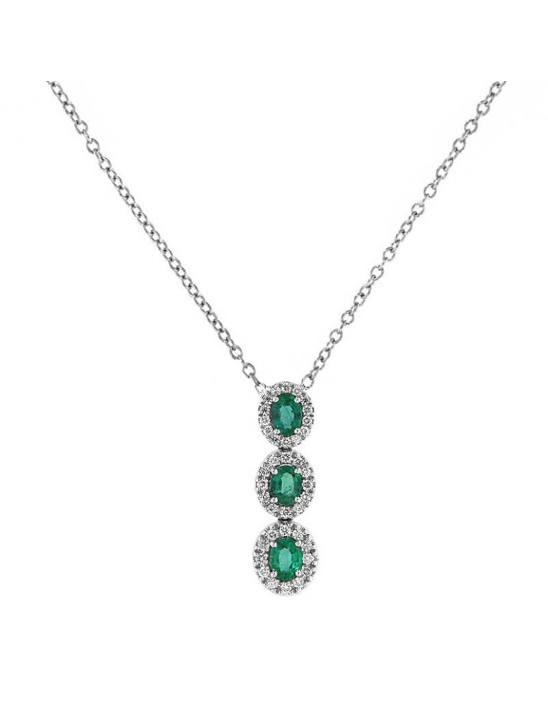 Trilogy Collana Di Smeraldi Prezzo Collana Davite&Delucchi Trilogy