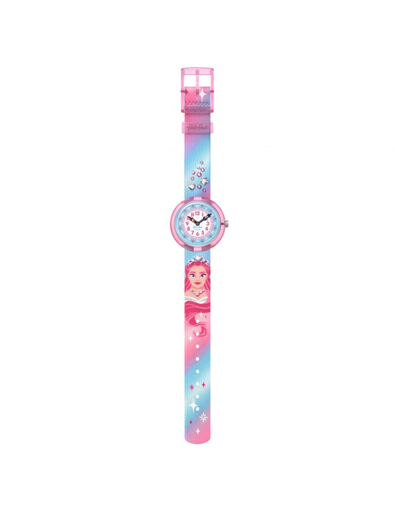 Orologio Flik Flak - Sparkle Kingdom - Rosa - 32mm-Principessa-FBNP214