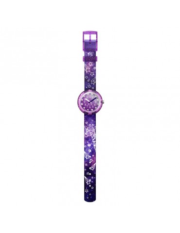 Flik Flak Watch - Giraxius - Only Time - Purple-32mm-Giraffe-FPNP080 2