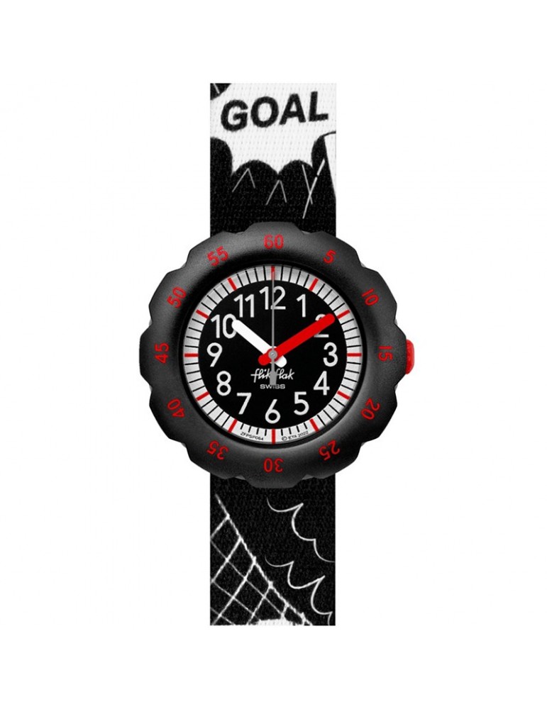 Flik Flak Watch - GOAL! - Black - 35mm - Balloon - FPSP064