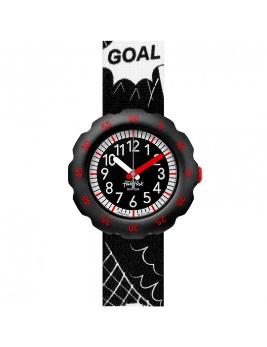 Orologio Flik Flak - GOAL! - Nero - 35mm - Pallone - FPSP064