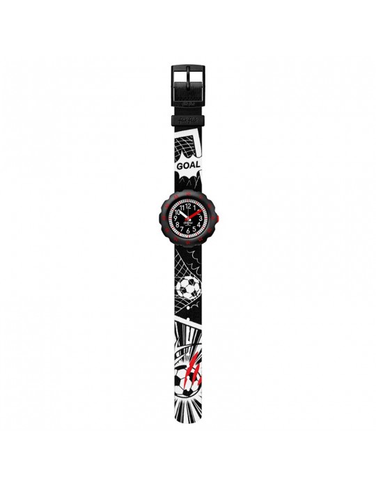 Orologio Flik Flak - GOAL! - Nero - 35mm - Pallone - FPSP064
