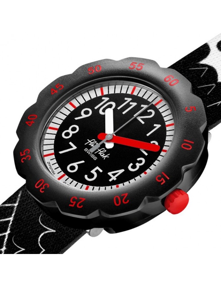 Orologio Flik Flak - GOAL! - Nero - 35mm - Pallone - FPSP064