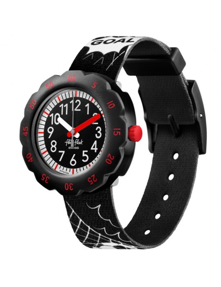 Orologio Flik Flak - GOAL! - Nero - 35mm - Pallone - FPSP064