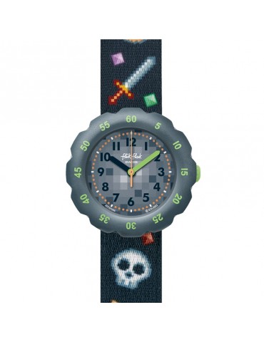 Flik Flak Watch - Gaming World - Gray - 35mm - Videogames-FPSP066
