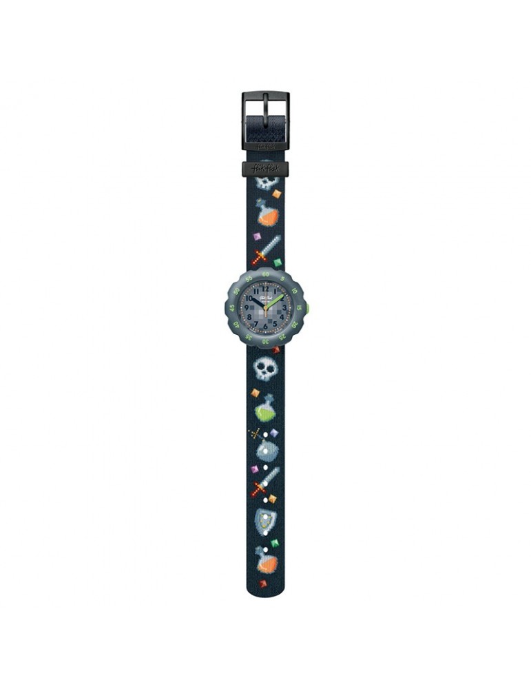 Orologio Flik Flak - Gaming World - Grigio - 35mm -Videogiochi-FPSP066