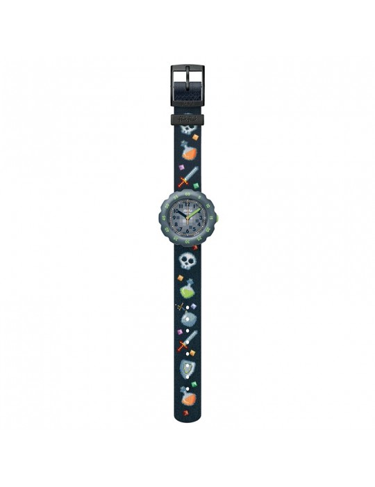 Orologio Flik Flak - Gaming World - Grigio - 35mm -Videogiochi-FPSP066