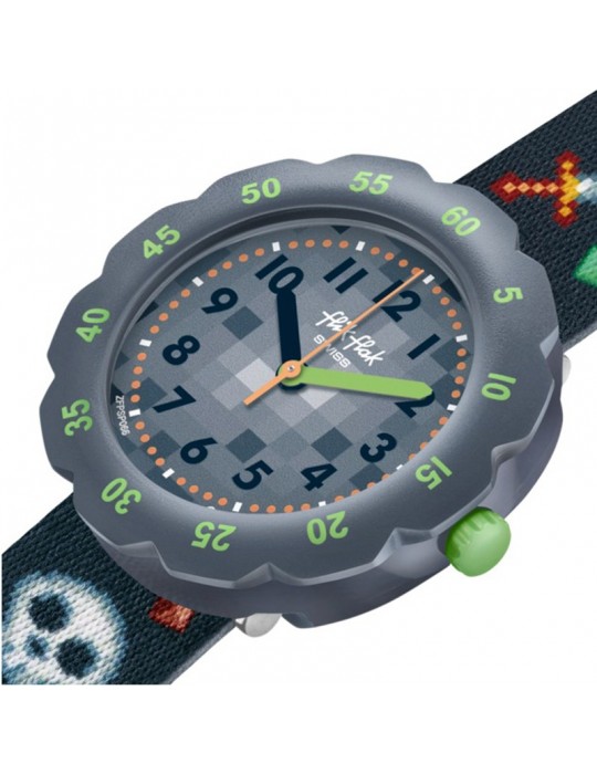 Orologio Flik Flak - Gaming World - Grigio - 35mm -Videogiochi-FPSP066