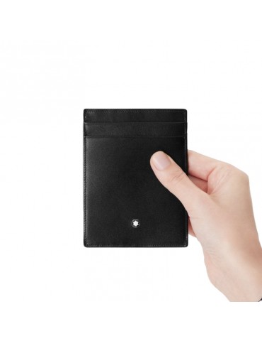 Montblanc Wallet - Meisterstück in Black Leather with 4 Compartments and Document Holder - 0 2
