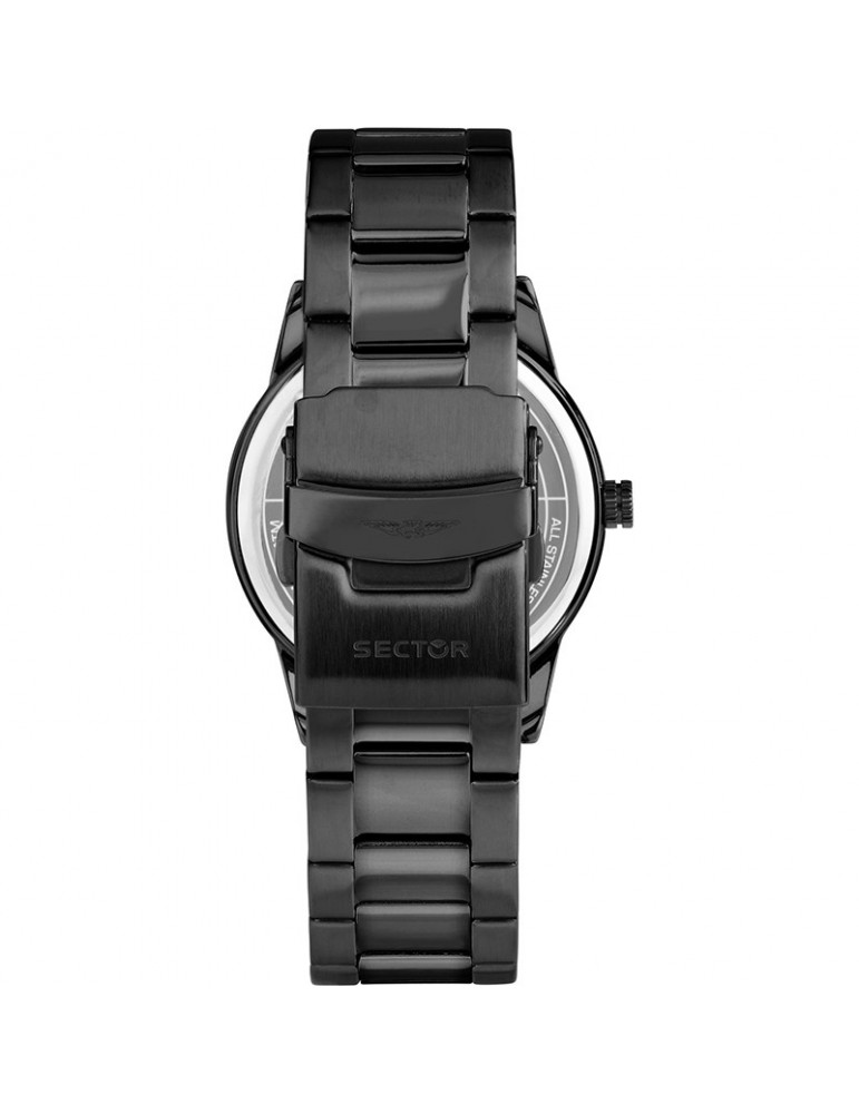 Orologio Sector - 660 - Tempo e Data - Nero-41mm-Rose Gold-R3253517027