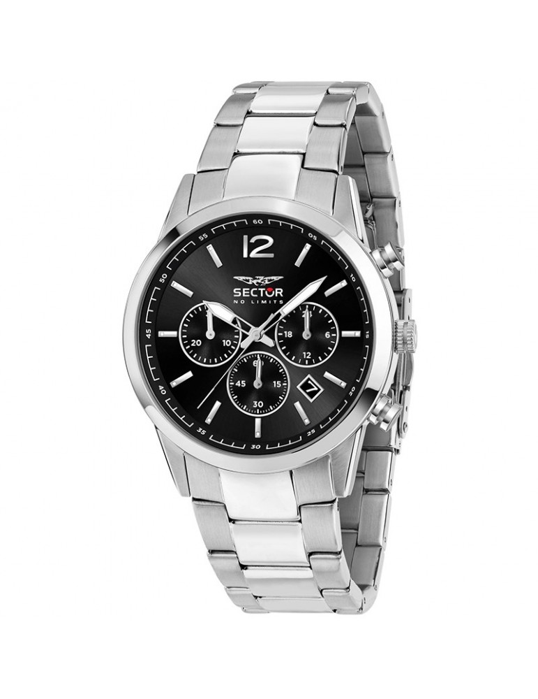 Sector Watch - 660 - Chronograph - Silver - 42mm - Black -R3273617002