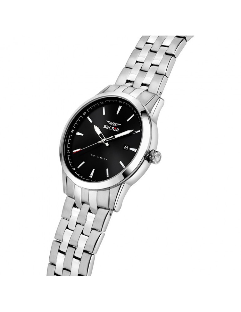 Sector Men's Watch 660 Silver 41mm Black R3253517029 - Main Image